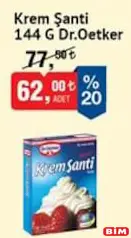 DR. OETKER KREM ŞANTİ 144 G fiyat ve kampanya bilgisi